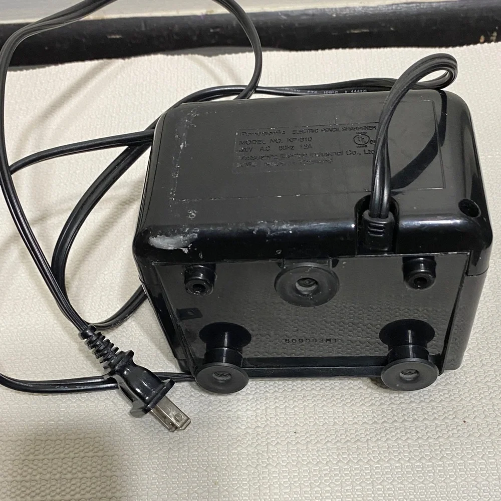 Panasonic Black and Gray Pencil Sharpener